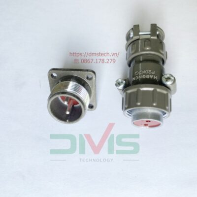 Đầu nối tín hiệu công nghiệp P20K2Q-2Pin