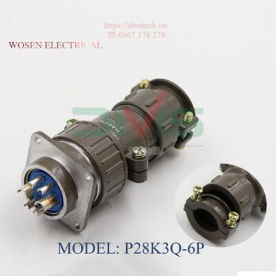 Đầu nối tín hiệu công nghiệp P28K3Q-6Pin